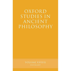 ISBN Oxford Studies in Ancient Philosophy Volume 37 Couverture rigide