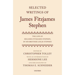 ISBN Selected Writings of James Fitzjames Stephen ( The Life of Sir James Fitzjames Stephen by his brother Leslie Stephen ) livre 448 pages