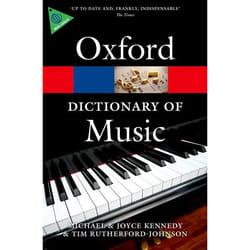 ISBN The Oxford Dictionary of Music livre