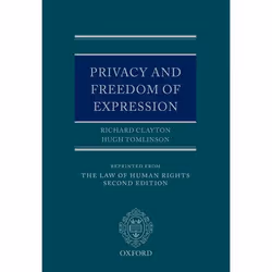 ISBN Privacy and Freedom of Expression, 408 pages