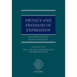 ISBN Privacy and Freedom of Expression livre