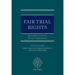 ISBN Fair Trial Rights livre