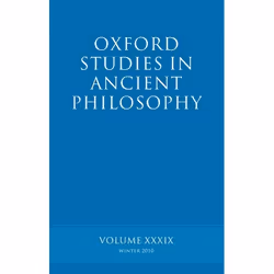 ISBN Oxford Studies in Ancient Philosophy volume 39, Anglais, Livre broché, 336 pages