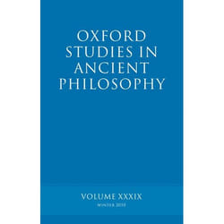 ISBN Oxford Studies in Ancient Philosophy volume 39