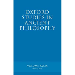 ISBN Oxford Studies in Ancient Philosophy volume 39 Couverture rigide