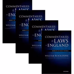 ISBN The Oxford Edition of Blackstone's ( Commentaries on the Laws of England: Book I II III and IV ), William Blackstone, Wi ...