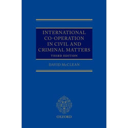ISBN International Co-operation in Civil and Criminal Matters 416 pages Anglais