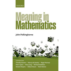 Meaning In Mathematics (Hardcover)