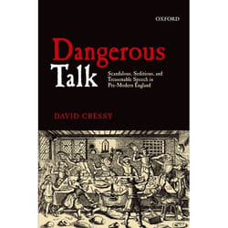 ISBN Dangerous Talk ( Scandalous Seditious and Treasonable Speech in Pre-Modern England ) Couverture rigide