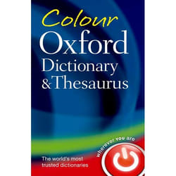 ISBN Colour Oxford Dictionary & Thesaurus livre