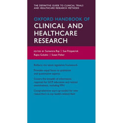 ISBN Oxford Handbook of Clinical and Healthcare Research 608 pages Anglais