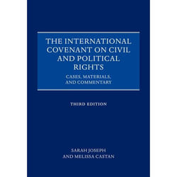 ISBN The International Covenant on Civil and Political Rights ( Cases Materials and Commentary ) livre Anglais Livre broché