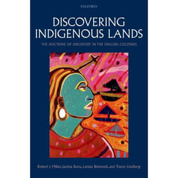 ISBN Discovering Indigenous Lands ( The Doctrine of Discovery in the English Colonies ) Couverture rigide