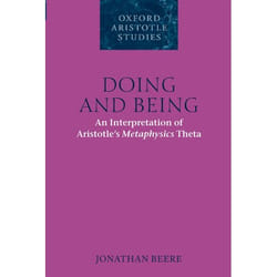 ISBN Doing and Being ( An Interpretation of Aristotle's Metaphysics Theta ) Couverture rigide