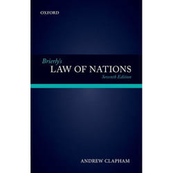 ISBN Brierly's Law of Nations ( An Introduction to the Role of International Law in International Relations ) Couverture rigide