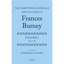 ISBN The Additional Journals and Letters of Frances Burney ( Volume I: 1784-86 ) livre 544 pages