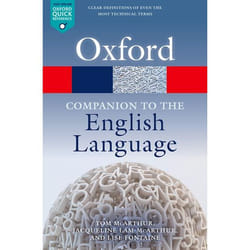 Oxford Companion to the English Language (Oxford Quick Reference) - [Version Originale]