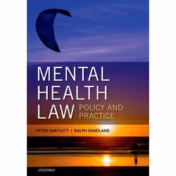 ISBN Mental Health Law: Policy and Practice, 712 pages