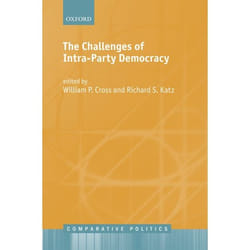 ISBN The Challenges of Intra-Party Democracy 224 pages Anglais