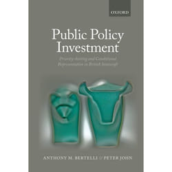 ISBN Public Policy Investment ( Priority-Setting and Conditional Representation In British Statecraft ) Anglais