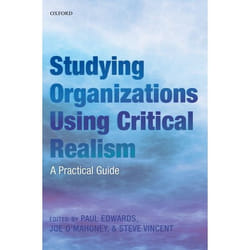 ISBN Studying Organizations Using Critical Realism ( A Practical Guide ) Couverture rigide