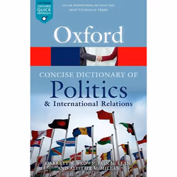ISBN The Concise Oxford Dictionary of Politics and International Relations, Garrett W Brown, Iain McLean, Alistair McMillan,  ...