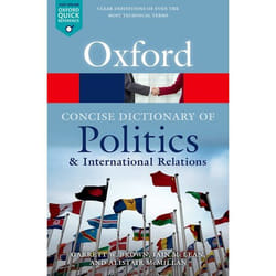 Concise Oxford Dictionary Of Politics &
