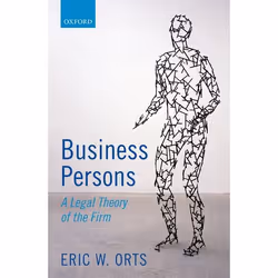 ISBN Business Persons ( A Legal Theory of the Firm ), Anglais, Livre broché, 328 pages