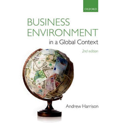 ISBN Business Environment in a Global Context livre