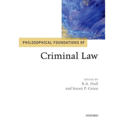 ISBN Philosophical Foundations of Criminal Law livre Anglais Couverture rigide 560 pages