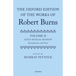 ISBN The Oxford Edition of the Works of Robert Burns ( Volumes II and III: The Scots Musical Museum ) livre