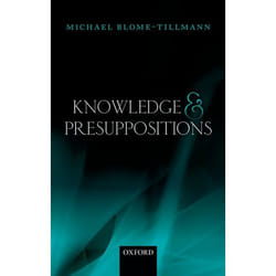 ISBN Knowledge and Presuppositions 224 pages Anglais