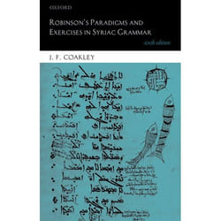 Robinson's Paradigms and Exercises in Syriac Grammar J.F. Coakley