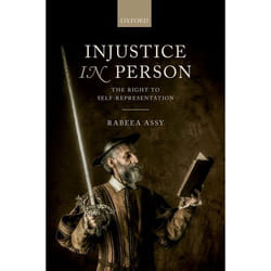 ISBN Injustice in Person ( The Right to Self-Representation ) livre 272 pages