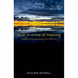 ISBN Truth in Virtue of Meaning ( A Defence of the Analytic/Synthetic Distinction ), Anglais, Couverture rigide, 250 pages