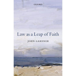 ISBN Law as a Leap of Faith ( Essays on Law in General ) livre Anglais Livre broché 330 pages