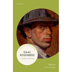 ISBN Isaac Rosenberg ( 21st-Century Oxford Authors ) Couverture rigide