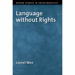 ISBN Language without Rights, Anglais, Couverture rigide, 232 pages