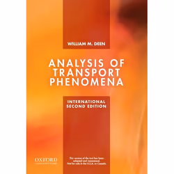 ISBN Analysis of Transport Phenomena, 624 pages