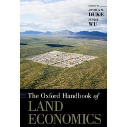 ISBN The Oxford Handbook of Land Economics 768 pages Anglais