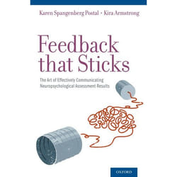 ISBN Feedback that Sticks ( The Art of Effectively Communicating Neuropsychological Assessment Results ) 336 pages Anglais