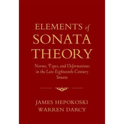 ISBN Elements of Sonata Theory ( Norms Types and Deformations in the Late-Eighteenth-Century Sonata ) Couverture rigide