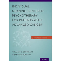 ISBN Individual Meaning-Centered Psychotherapy for Patients with Advanced Cancer ( A Treatment Manual ) Anglais