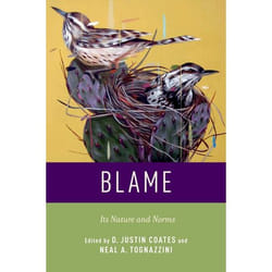 ISBN Blame ( Its Nature and Norms ) Couverture rigide