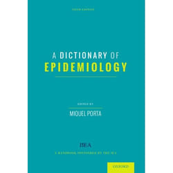 ISBN A Dictionary of Epidemiology Couverture rigide