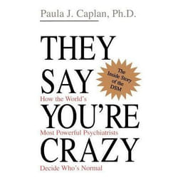 ISBN They Say You're Crazy livre Education Anglais