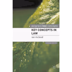 ISBN Key Concepts in Law, Anglais, Livre broché, 288 pages