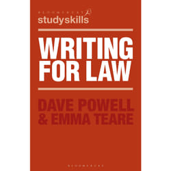 ISBN Writing for Law