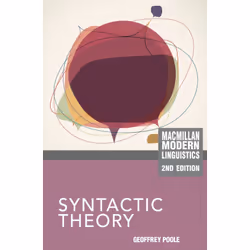 ISBN Syntactic Theory, Anglais, Livre broché, 336 pages