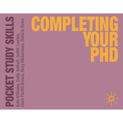 ISBN Completing Your PhD